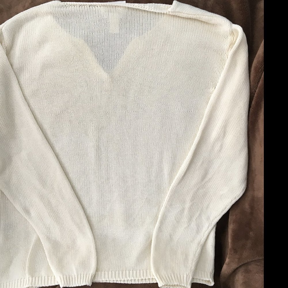 Talbots Ivory Sweater - Picture 4 of 4